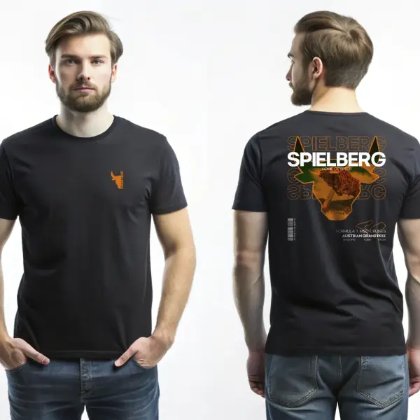 F1 Spielberg T-Shirt Schwarz – Circuit Fan Shirt Formel 1 Motorsport Herren