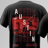 F1 Austin T-Shirt Schwarz – Circuit Fan Shirt Formel 1 Motorsport Herren
