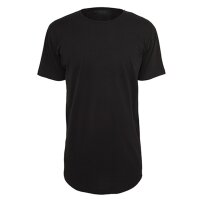 Men Shaped Long Tee Schwarz