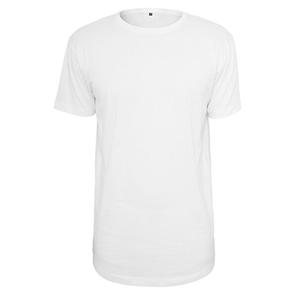 Men Shaped Long Tee Weiss