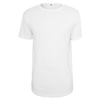 Men Shaped Long Tee Weiss