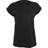 Ladies´ Extended Shoulder Tee Schwarz